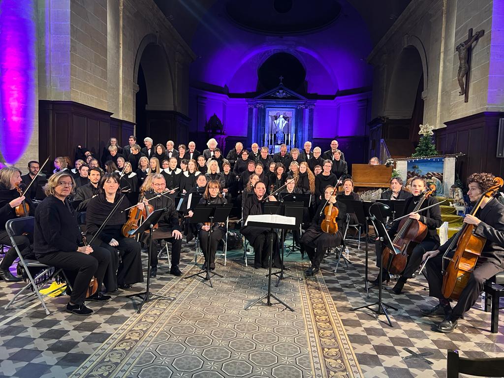 Orchester und Chor in der Eglise Saint Charles-Borromée