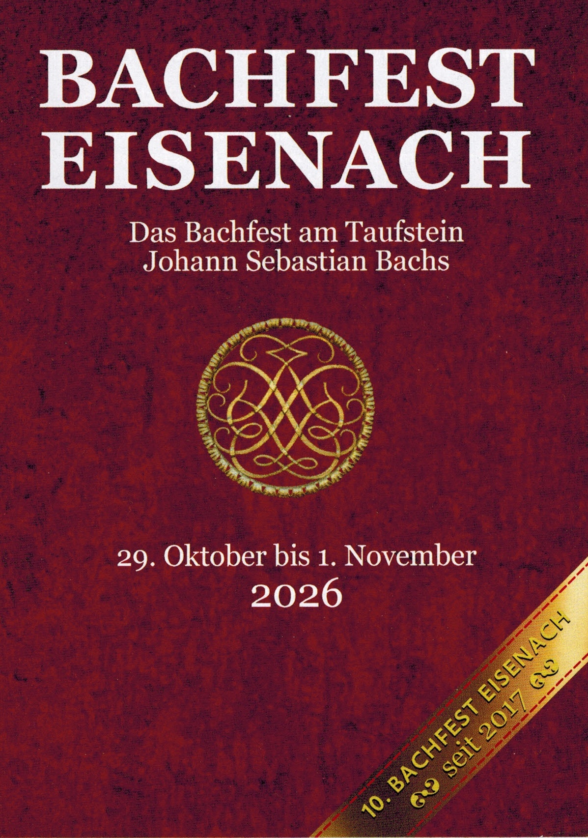 Bachfest Eisenach - Programmheft